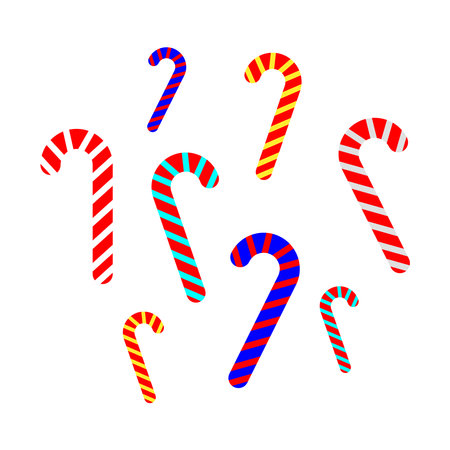 Group of Candy can in many colors Vectorのイラスト素材