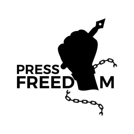 Design for celebrating world press freedom day , 2 Mayのイラスト素材