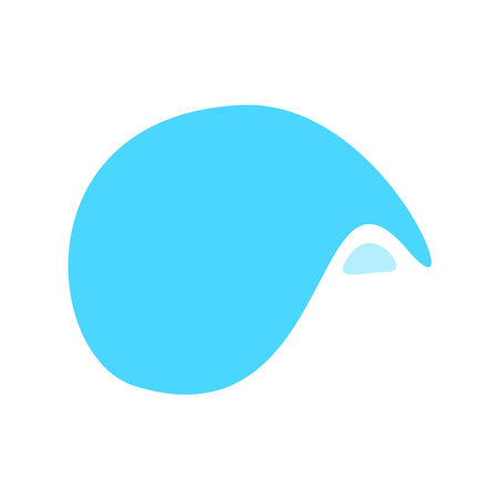 Blob organic shape for copy space. abstract fluid wave shape for element banner and flyer. Blob round shape simple for graphic ad design. Vector illustrationのイラスト素材