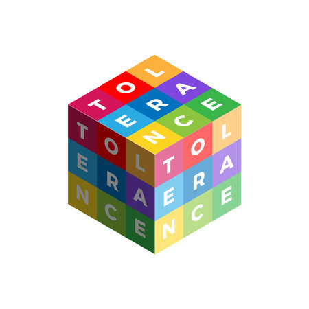 design for celebrating international day of tolerance in vectorのイラスト素材
