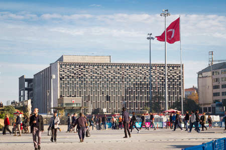 Istanbul, Turkey - November 20, 2015 : Ataturk Culture Centralのeditorial素材