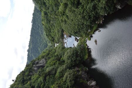 Waterfall in the Forrestの写真素材