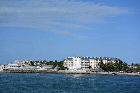 KeyWest view from the oceanの写真素材