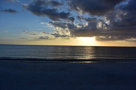 Clouds in the sky at sunriseの写真素材