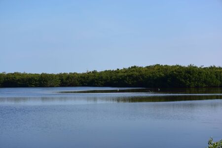 A large body of waterundefinedの写真素材