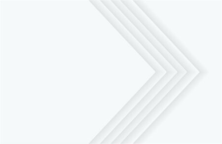 Gray tone color and white color arrowed background, abstract art, vector illustrationのイラスト素材