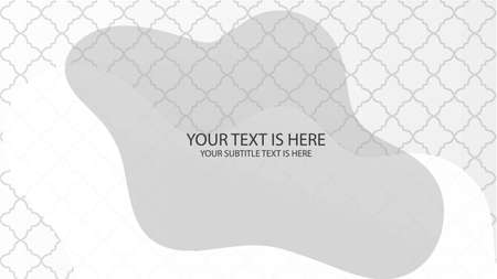 Gray gradient background design. Abstract geometric background with liquid shapes.のイラスト素材