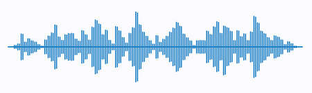 Waves of the equalizer isolated on background. EQ Vector