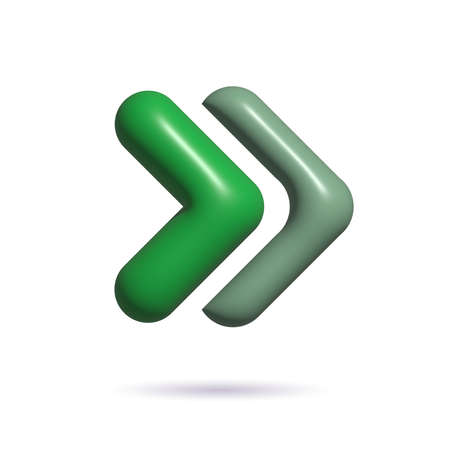 3d vector arrow for web and UI design. Vectorの写真素材
