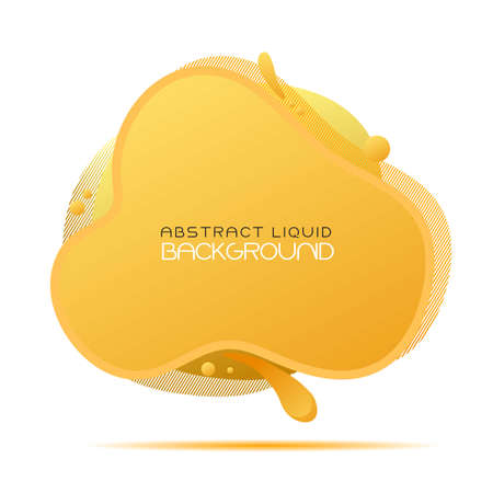 Abstract Liquid Banner Background Fluid Memphis Style Art For Downloadのイラスト素材