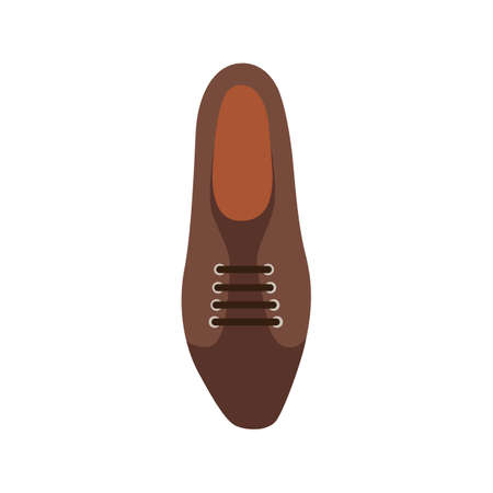 Mens shoe vector illustration in cartoon style.のイラスト素材