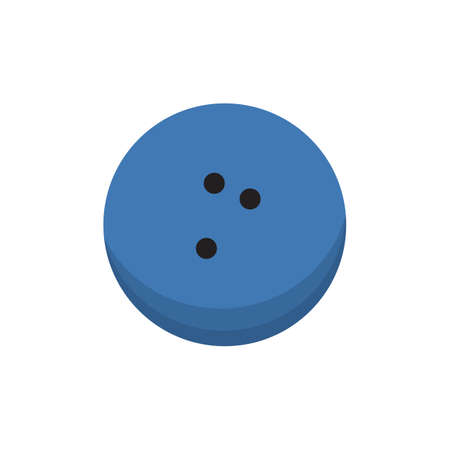 Vector cartoon bowling ball isolated illustration.の写真素材