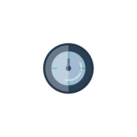 Time management planning and control Vector flat illustration.のイラスト素材