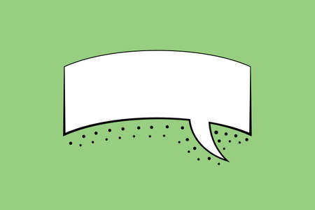 Speech bubble design template. Vector illustration in retro styleのイラスト素材