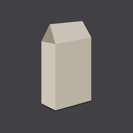 Carton box. Delivery packaging vector illustration.のイラスト素材