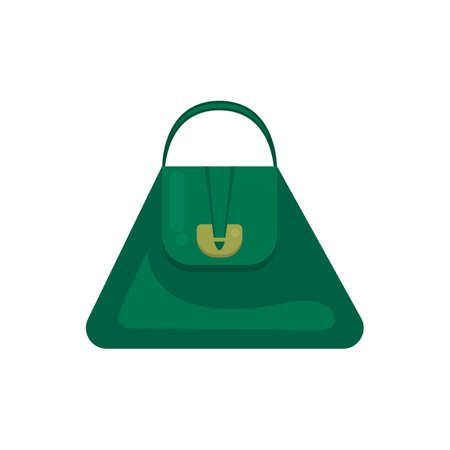 Woman bag icon fashion handbag isolated on white background. Women's summer accessoryのイラスト素材