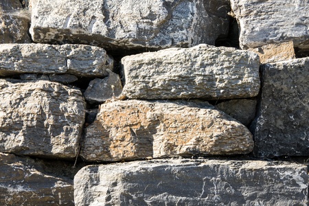 Wall of Big Stones の写真素材