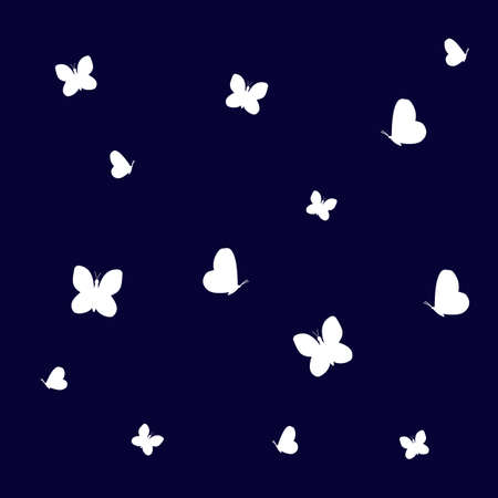 Butterflies Background with butterflies, vector illustrationのイラスト素材