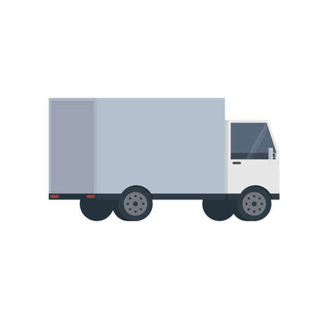 Truck. Cargo truck. Vector illustrationのイラスト素材