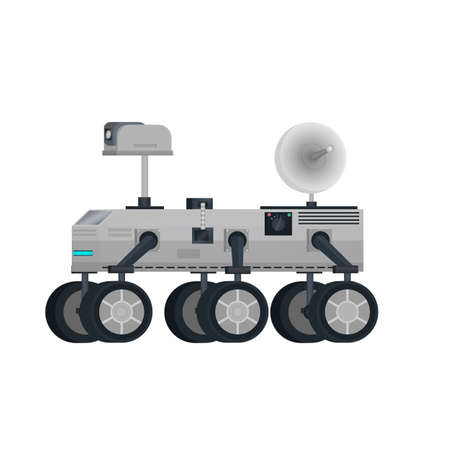Mars vehicle vector illustrationのイラスト素材