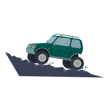 Suv Off Road Car Vector Illustrationのイラスト 素材 ストックフォト 写真素材のstock Foto ストックドットフォト