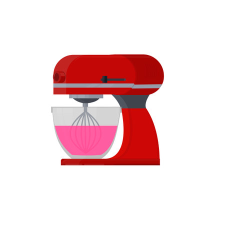 Mixer. Blender prepares food, vector illustrationのイラスト素材