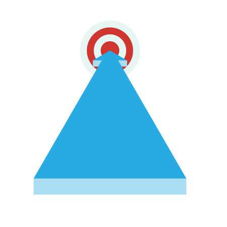 Target. Target with an arrow, vector illustrationのイラスト素材