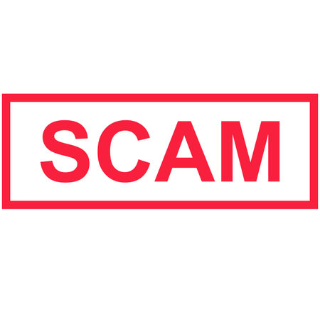 Scam. Fraud icon, vector illustrationのイラスト素材