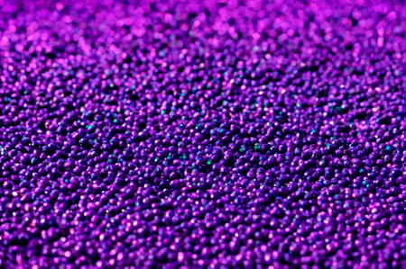 Close-Up of Purple Spherical Beads Texture Abstract. Generative AI.