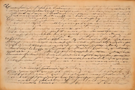 Historical Manuscript with Elegant Handwritten Script.