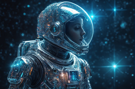 Celestial Voyager. Generative AI.