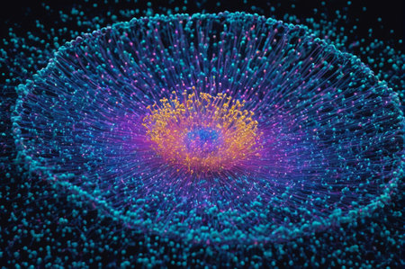 Cosmic Energy Bloom. Generative AI.