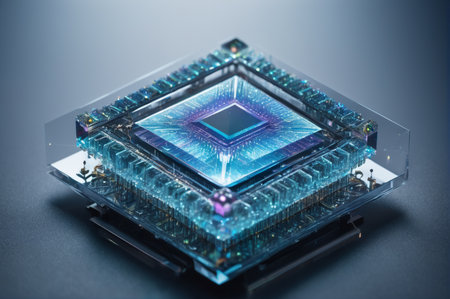 Quantum Processor Core. Generative AI.