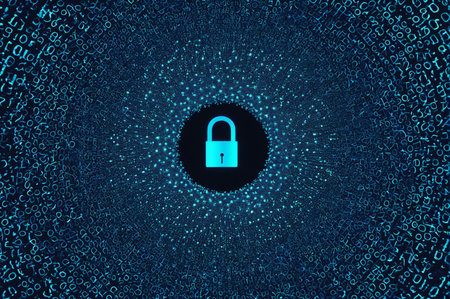 Cybersecurity Lock in Data Stream. Generative AI.