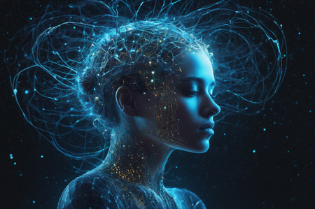 Neural Light Symphony. Generative AI.