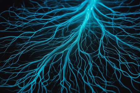 Neural Energy Network. Generative AI.の写真素材