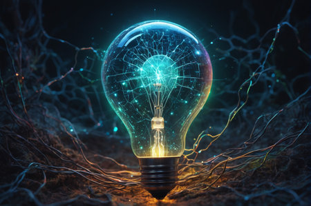 Neural Spark. Generative AI.の写真素材