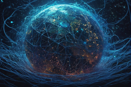 Digital Nexus of Earth. Generative AI.