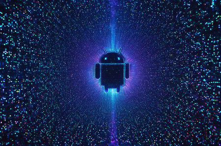 Android Data Nexus. Generative AI.の写真素材