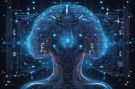 Neural Nexus Interface. Generative AI.