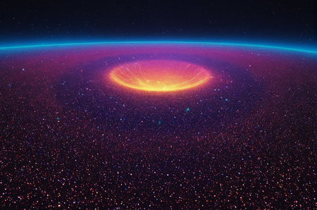 Spiral galaxy, computer generated abstract background, 3D render