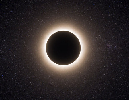 The moon in the night sky. Elements of this image furnished by NASA