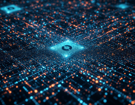 Cyber security concept. Abstract 3d rendering illustration of cyber security background