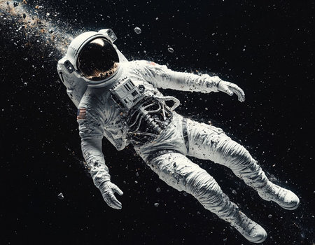 Astronaut in outer space.