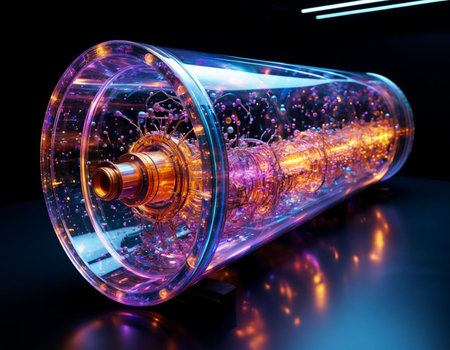 3d illustration of an electric lamp in the dark, close-up