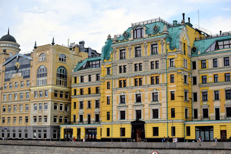 Old buildings in Stockholm, Swedenの写真素材