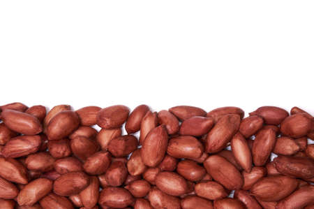 Peanuts isolated on white background