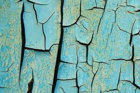 Blue painted metal with rust texture. Abstract background.の写真素材