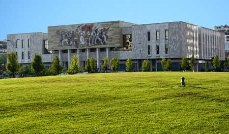 National Museum in Tirana Albaniaのeditorial素材
