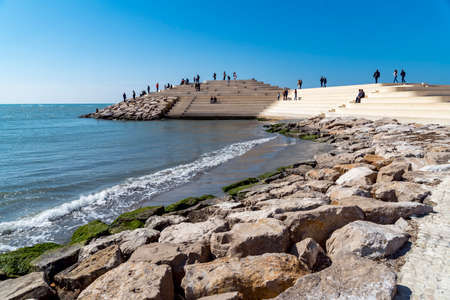 DURRES, ALBANIA - CIRCA MARCH 2017: Stonesの写真素材